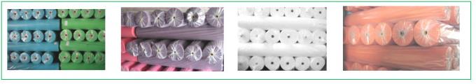 Kolorowy surowiec 10-320 g / m2 włóknina krzyżowa typu spun-bond
